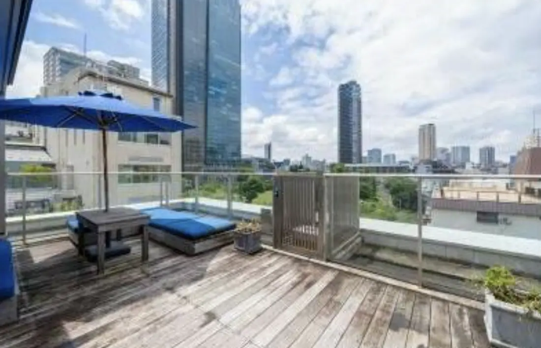 Roppongi 6 min Pent House 3 Roof Balcony 2 bedroom Apartment