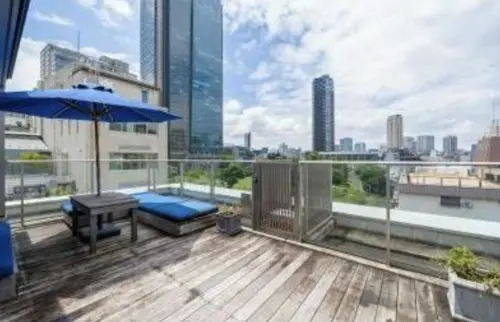 Roppongi 6 min Pent House 3 Roof Balcony 2 bedroom Apartment