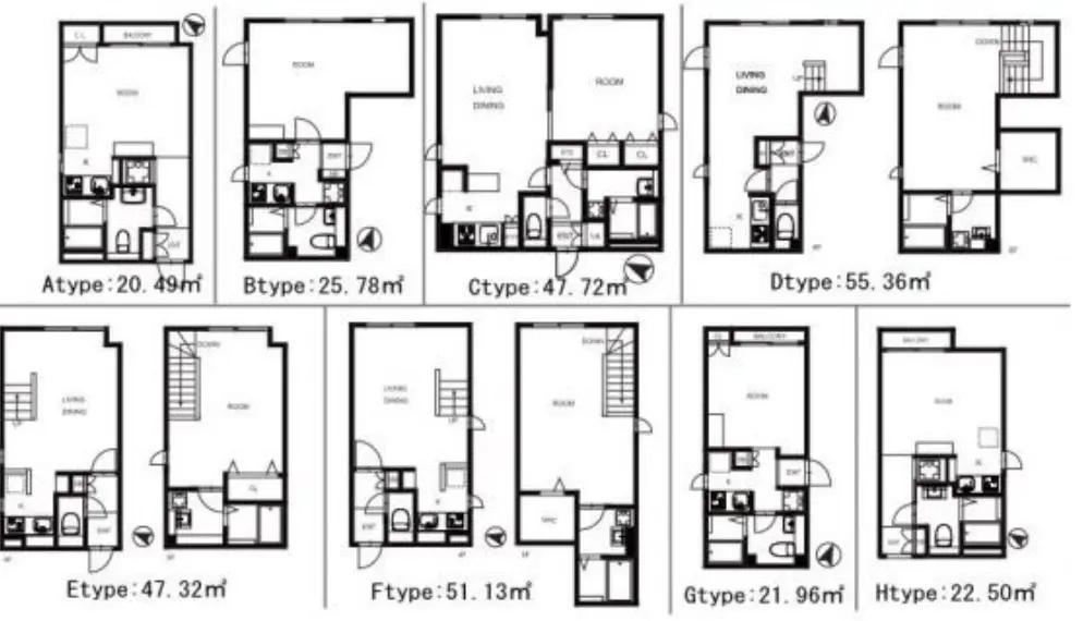 Floor plan — Azabujuban 8 min Whole Building