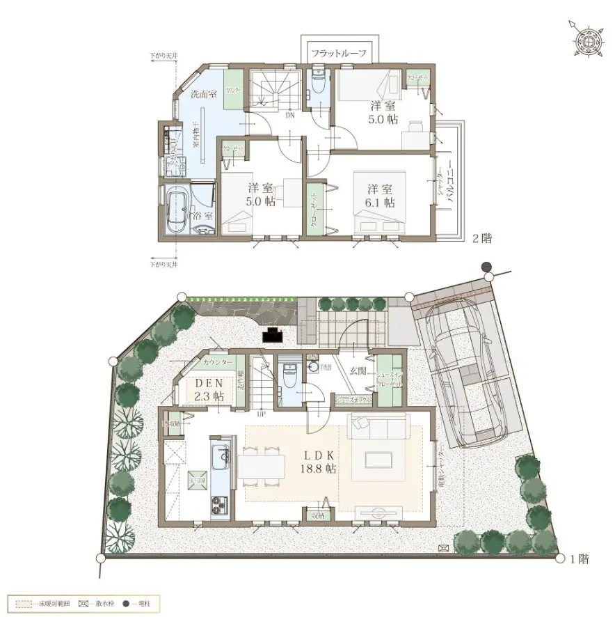 Floor plan — Unane Brand New 4 Bedroom Wood House