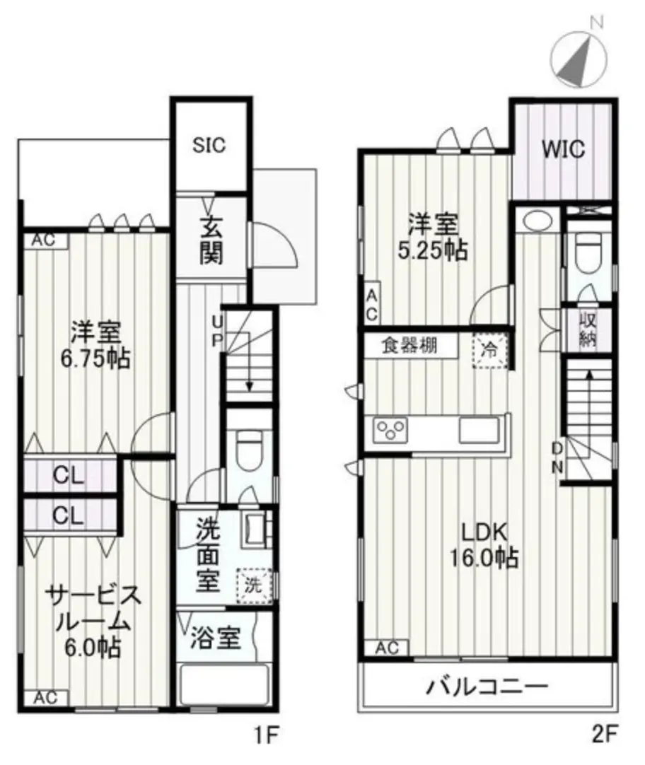 Floor plan — Sakurashinmachi 15 min Brand New 2 Bedroom Wood House