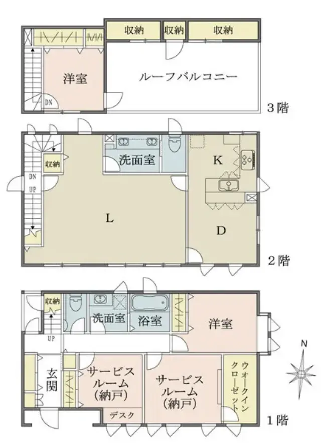 Floor plan — Yutenji 12 min 2 Bedroom Wood House