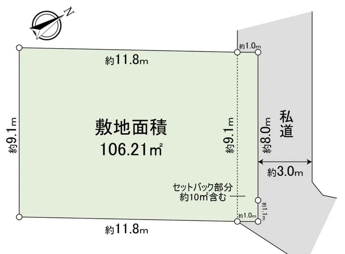 Floor plan — Gaienmae 10 min Land