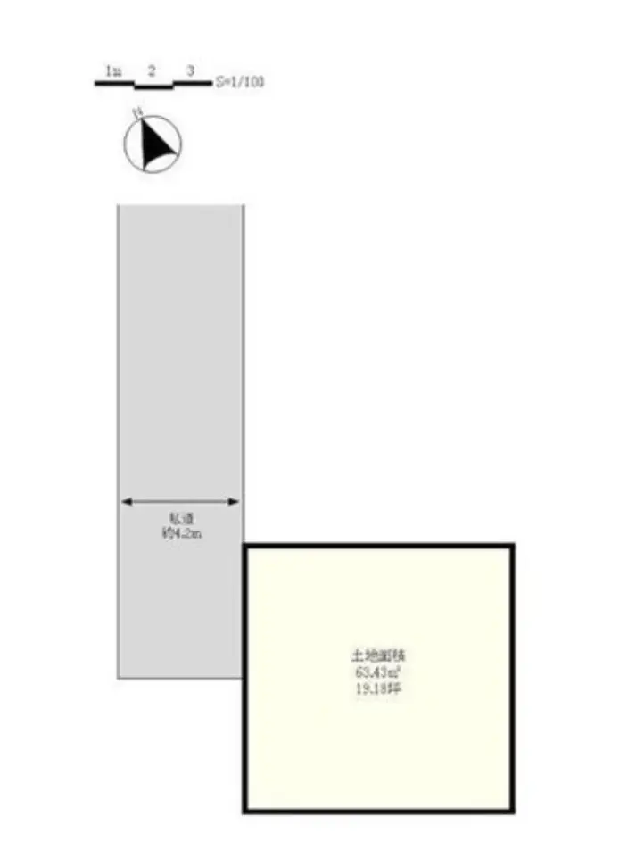 Floor plan — Ikejiriohashi 4 min Land