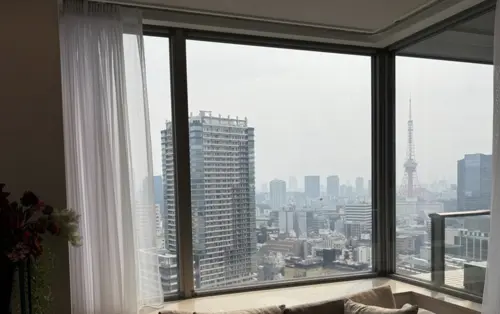 Shiodome 2 min Luxury Condominium 2 Bed Room Tokyo Tower View