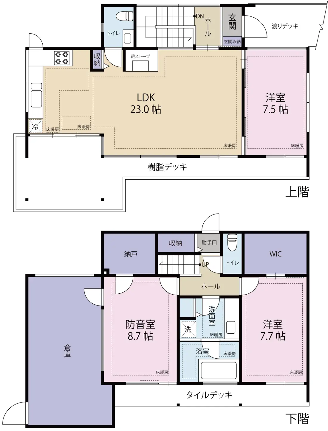 Floor plan — Nagano Certo Forest Resort Designer House