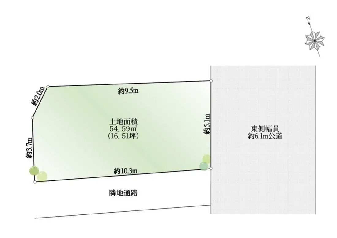 Floor plan — Sangenjaya 8 min Residential Land