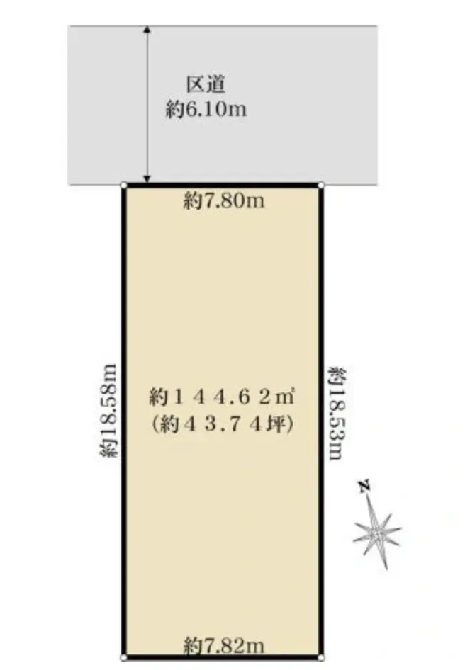 Floor plan — Higashi Azabu Land close to Tokyo Tower