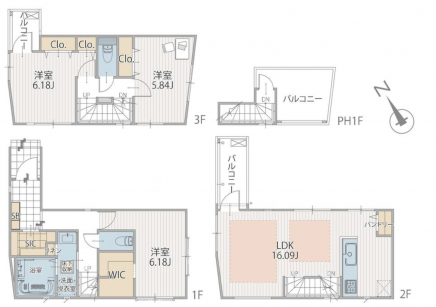 Mizonokuchi 5 min Brand New Roof Balcony 3 Bedroom Wood House