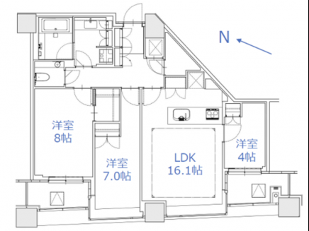 Akasaka 8 min Renovated 3 Bedroom Apartment
