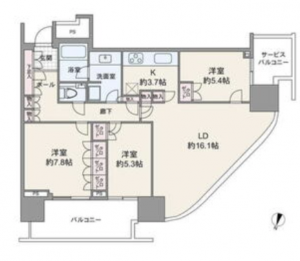Futakotamagawa rise Renovated 3 Bedroom Apartment