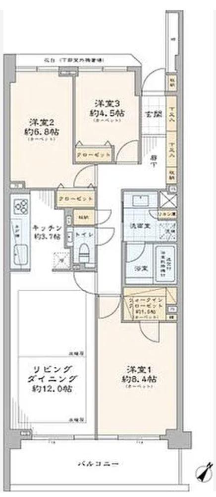Sakurashinmachi 12 min Pent House Renovated 3 Bedroom Apartment