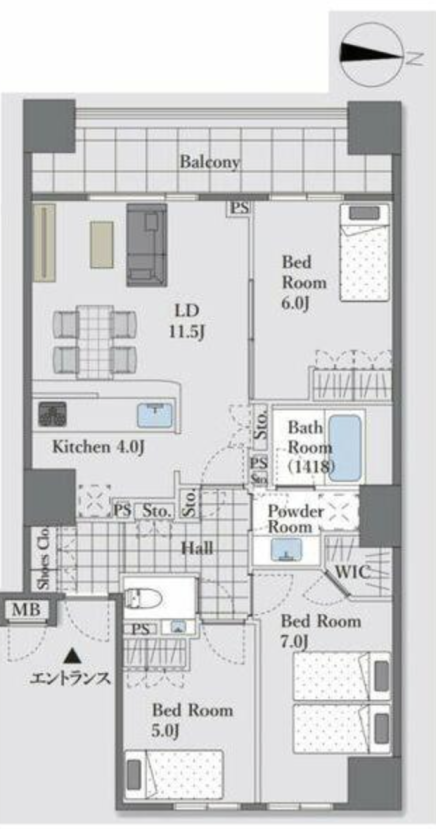 Komabatodaimae 9 min Renovated 3 Bedroom Apartment