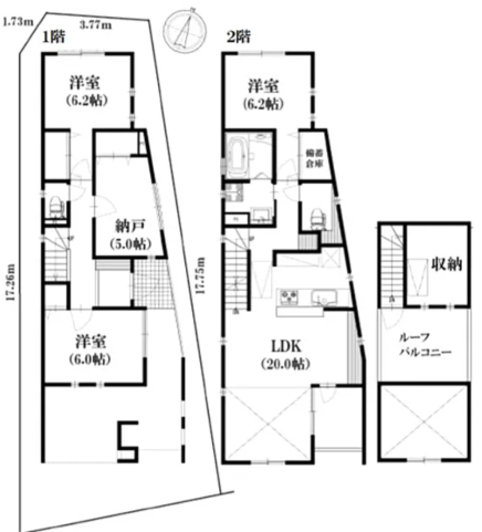 Tsunashima 8 min 2 Bedroom Wood House