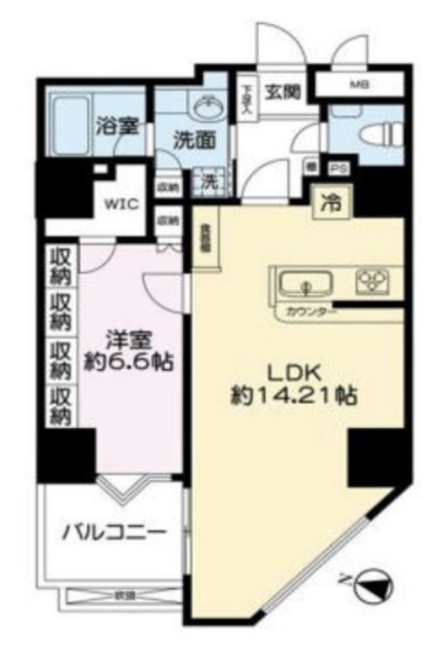 Hiroo 11 min Renovated 1 Bedroom Apartment