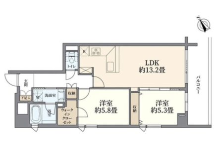 Takanawadai 4 min Pent House Renovated 2 Bedroom Apartment 