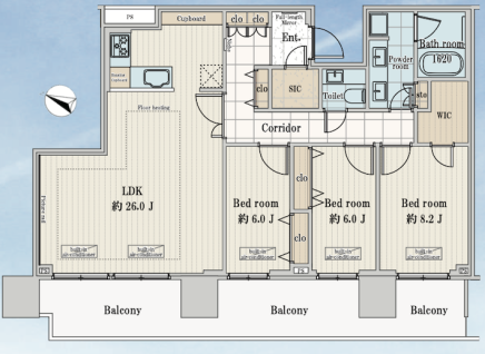 Futakotamagawa 8 min 37th Floor Renovated 3 Bedroom Apartment