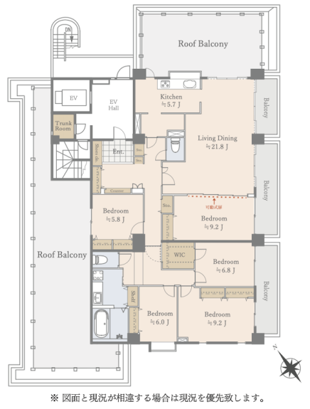 Gakugeidaigaku 13 min Roof Balcony Renovated 5 Bedroom Apartment