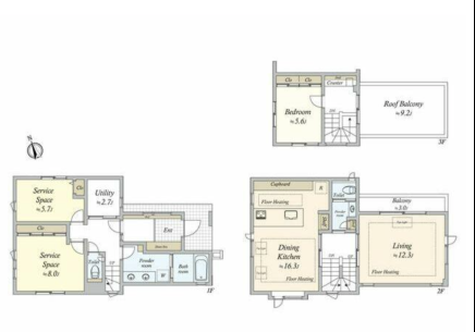 Sangenjaya 16 min Brand New Roof Balcony 1 Bedroom Wood House