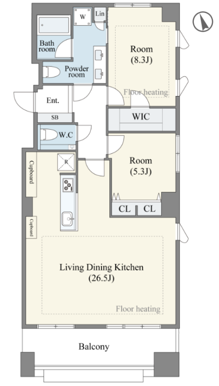 Roppongi Hills Residence A Pent House 2 Bedroom Apartment 