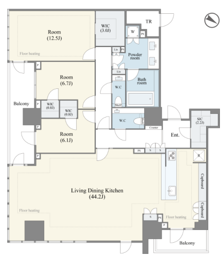 Shirokanetakanawa 2 min TokyoTower VIew Pent House Renovated 3 Bedroom Apartment