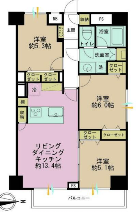 Hiroo 7 min 3 Bedroom Apartment