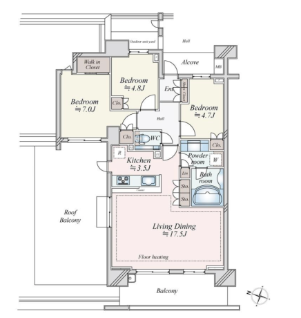 Ikejiriohashi 7 min Roof Balcony Renovated 3 Bedroom Apartment