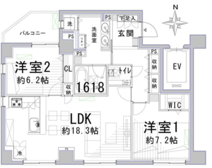 Yoyogiuehara 8 min Renovated 2 Bedroom Apartment 