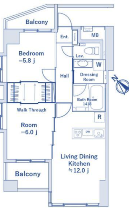 Sangenjaya 7 min 2 Bedroom Apartment