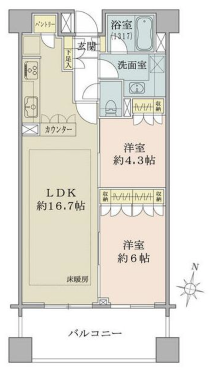 Ushigomekagurazaka 4 min 2 Bedroom Apartment