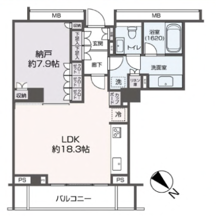 Hiroo 8 min Renovated 1 Bedroom Apartment