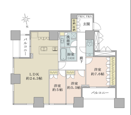 Takanawadai 7 min TokyoTower View 3 Bedroom Apartment