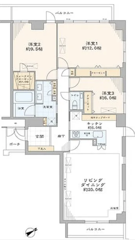 Roppongi 8 min Renovated 3 Bedroom Apartment