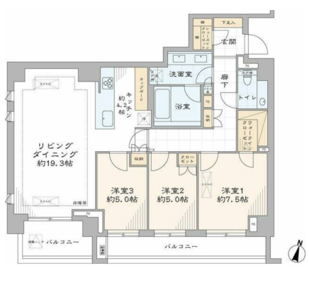 Shinagawa 10 min Pent House Renovated 3 Bedroom Apartment