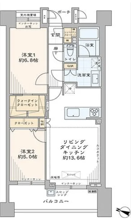 Shinsen 5 min Renovated 2 Bedroom Apartment