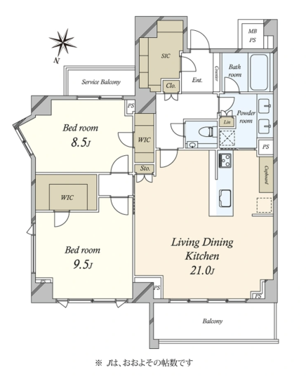 Omotesando 13 min Renovated 2 Bedroom Apartment