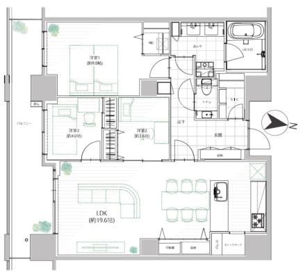 Toritsudaigaku 18 min Renovated 3 Bedroom Apartment 