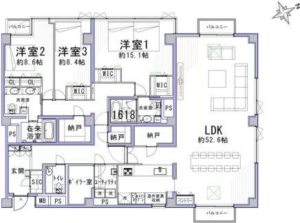 Shirokanetakanawa 10 min Renovated 3 Bedroom Apartment