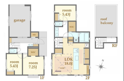 Setagaya 9 min Brand New Roof Balcony 2 Bedroom Wood House