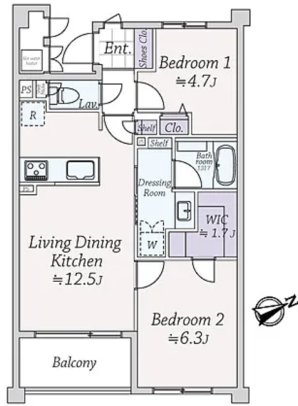 Sangenjaya 6 min Renovated 2 Bedroom Apartment 