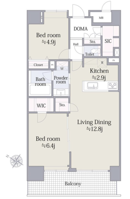 Sangenjaya 1 min Renovated 2 Bedroom Aparmtnet