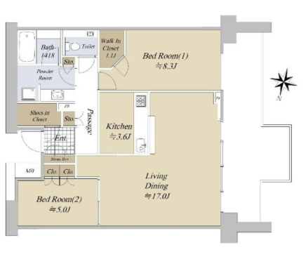 Sangenjaya 11 min Renovated 2 Bedroom Apartment