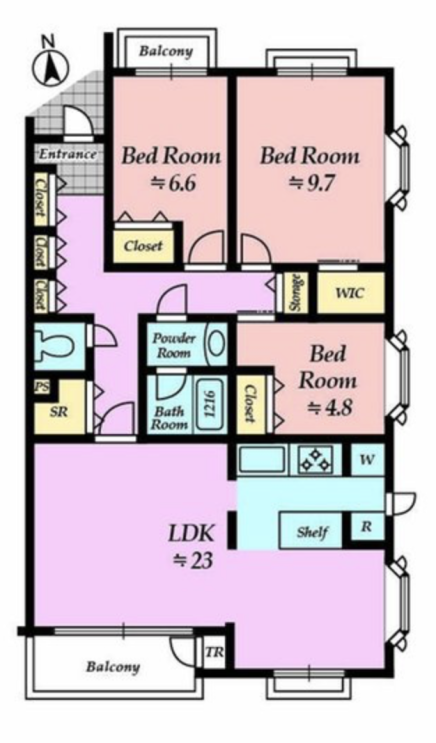 Gakugeidaigaku 5 min Pent House Renovated 3 Bedroom Apartment