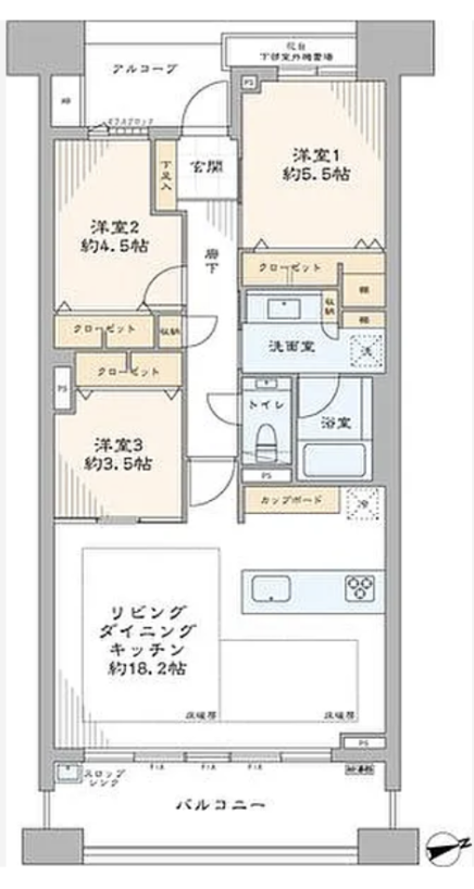 Yutenji 8 min Renovated 3 Bedroom Apartment