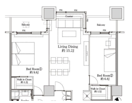 Shiodome 2 min Luxury Condominium 2 Bed Room Tokyo Tower View