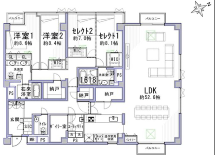 Shirokane 10 min renovated 200sqm+ Unit 