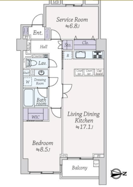 Gakugei 8 min Renovated 2 Bedroom Apartment